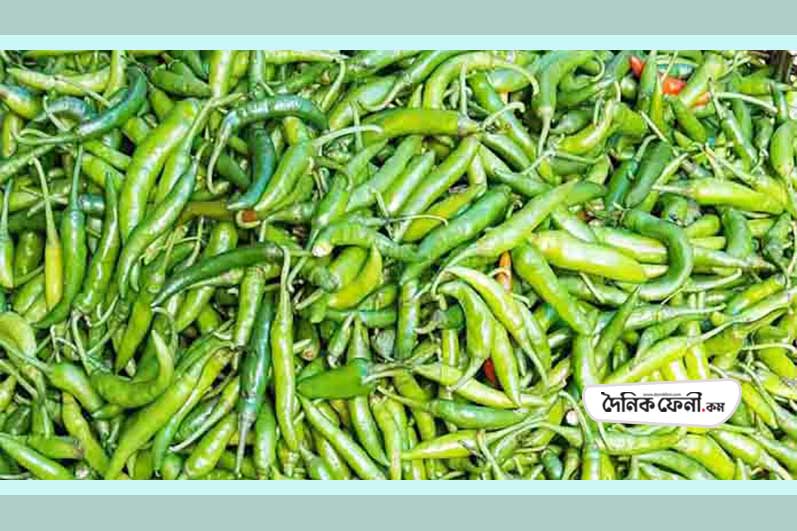 কাঁচা মরিচের ঝাঁজালো বাজার