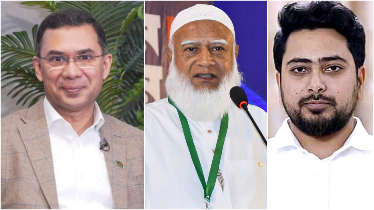রোববার জামায়াত আমির ও নাহিদ ইসলামের বাসায় যাবেন তারেক রহমান