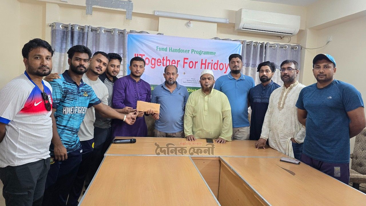 ক্যান্সার আক্রান্ত ক্রিকেটার হৃদয়ের পাশে ফেনীর ক্রিকেট সংশ্লিষ্টরা