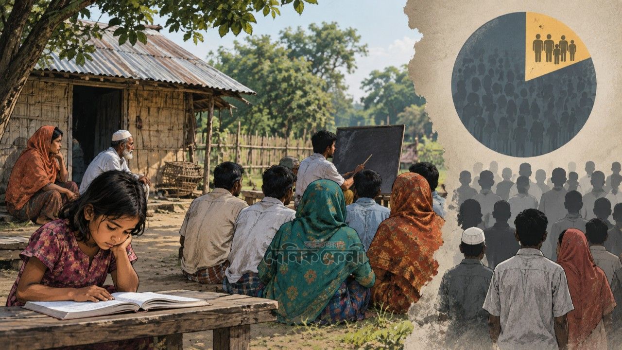 ফেনীতে এখনো ‘নিরক্ষর’ ২০ শতাংশ মানুষ